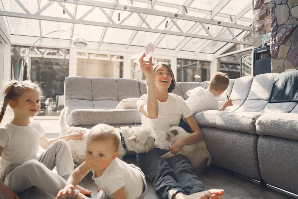 happy familly because basement waterproof
